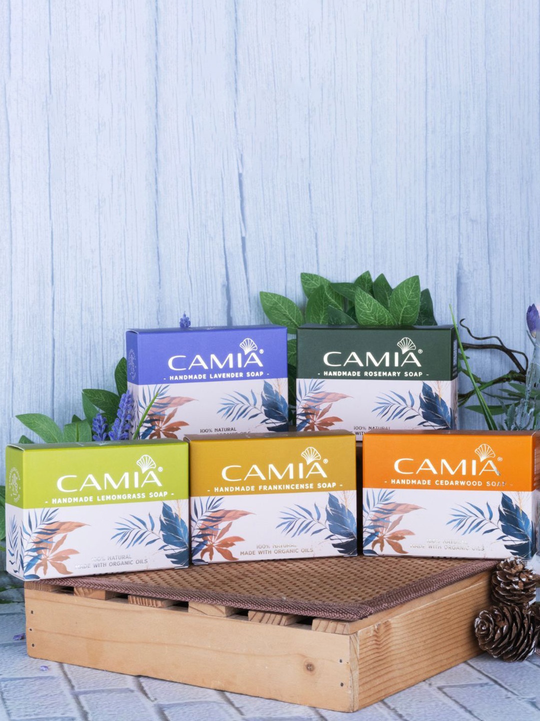CAMIA PlugNPlay Set Of 5 Biosciences Handmade Soaps With Organic Oils - 125 g Each, Orange
CAMIA PlugNPlay Set Of 5 Biosciences Handmade Soaps With Organic Oils - 125 g Each, Orange