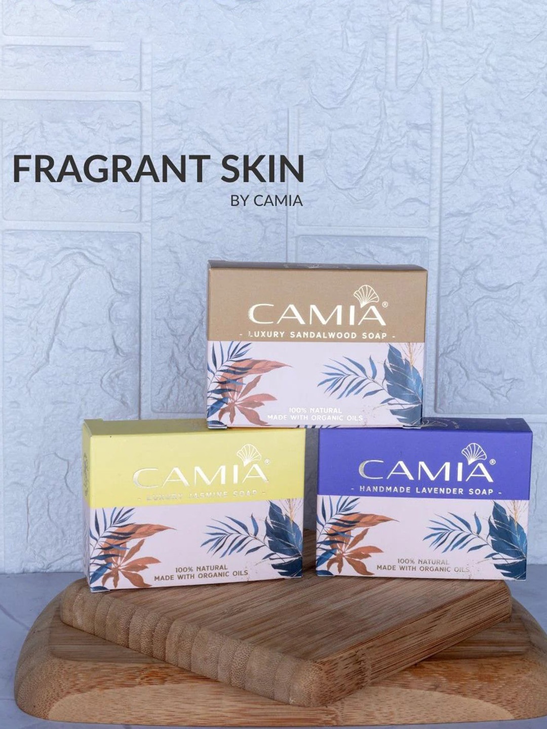 CAMIA PlugNPlay Set Of 3 Biosciences Natural Soaps With Organic Oils - 125 g Each, Blue
CAMIA PlugNPlay Set Of 3 Biosciences Natural Soaps With Organic Oils - 125 g Each, Blue