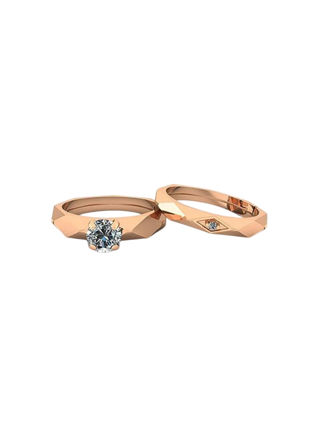 LMDPRAJAPATIS Unisex Couple Combo CZ Adjustable Couple Ring For Women Men Boy Ring Valentine Gifts-Rose Gold
LMDPRAJAPATIS Unisex Couple Combo CZ Adjustable Couple Ring For Women Men Boy Ring Valentine Gifts-Rose Gold