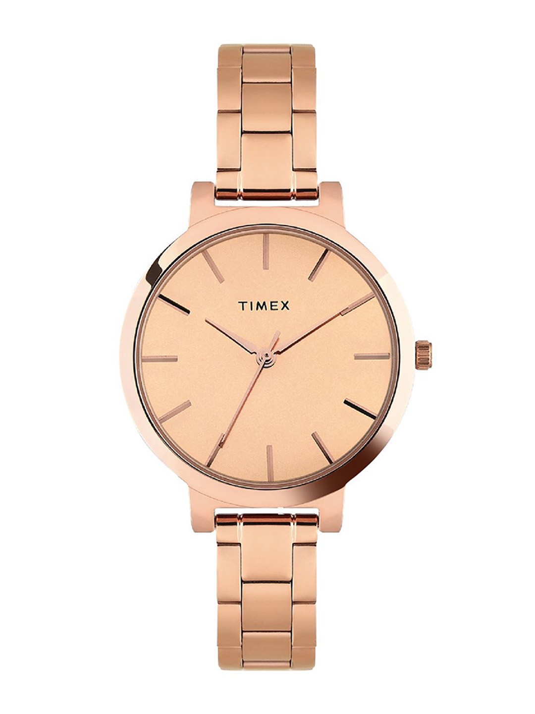 Timex Women Brass Dial & Stainless Steel Bracelet Style Straps Analogue Watch TWHL41SMU05, Rose gold
Timex Women Brass Dial & Stainless Steel Bracelet Style Straps Analogue Watch TWHL41SMU05, Rose gold
