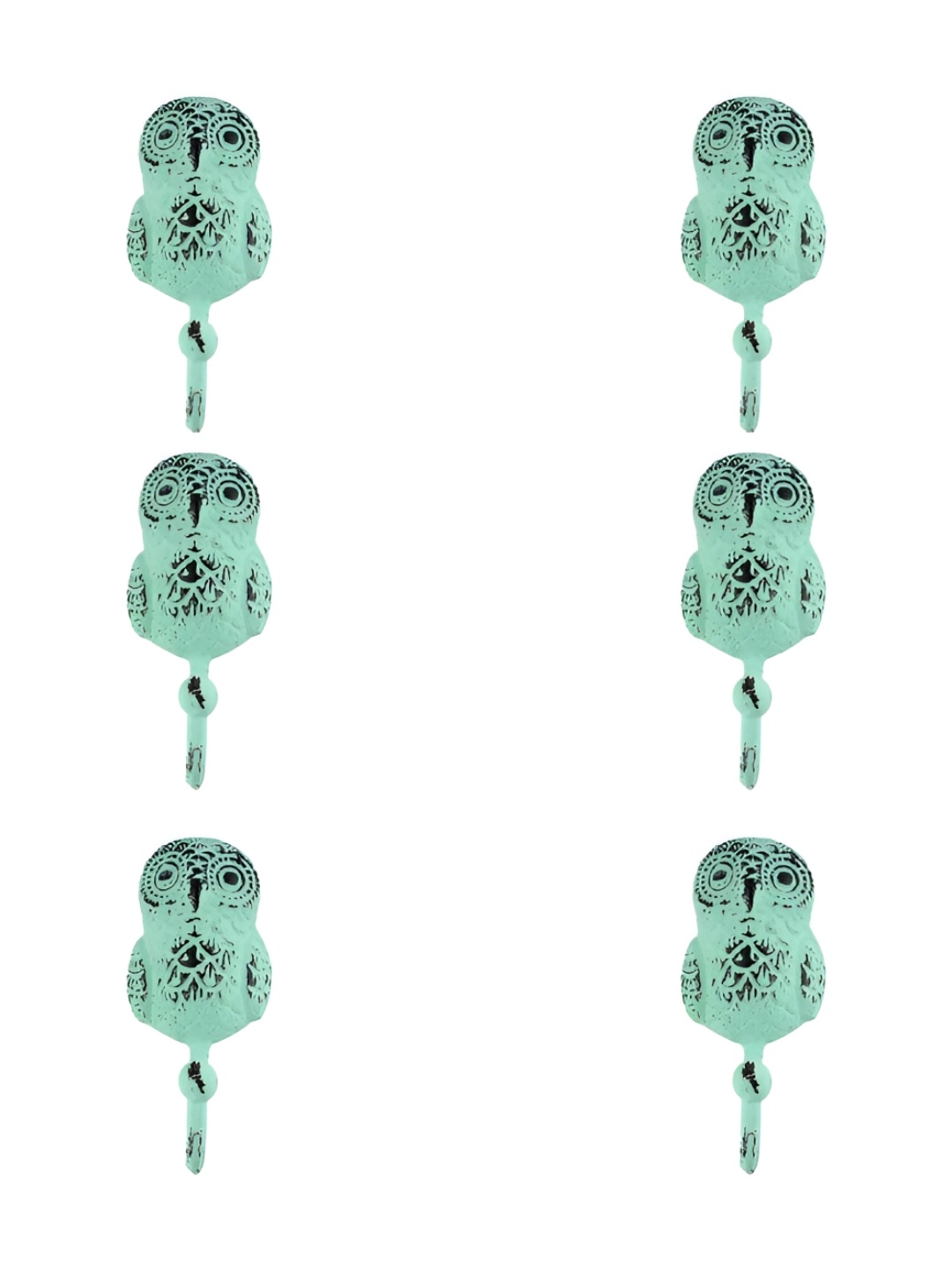 IndianShelf Bronze & Turquoise Blue 6 Pieces Iron Owl Door Hangers for Clothes Wall Hooks
IndianShelf Bronze & Turquoise Blue 6 Pieces Iron Owl Door Hangers for Clothes Wall Hooks