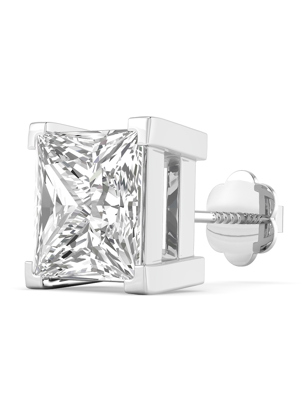 ORIONZ Men 925 Sterling Silver Cubic Zirconia Princess Solitaire Square Shaped Studs, White
ORIONZ Men 925 Sterling Silver Cubic Zirconia Princess Solitaire Square Shaped Studs, White