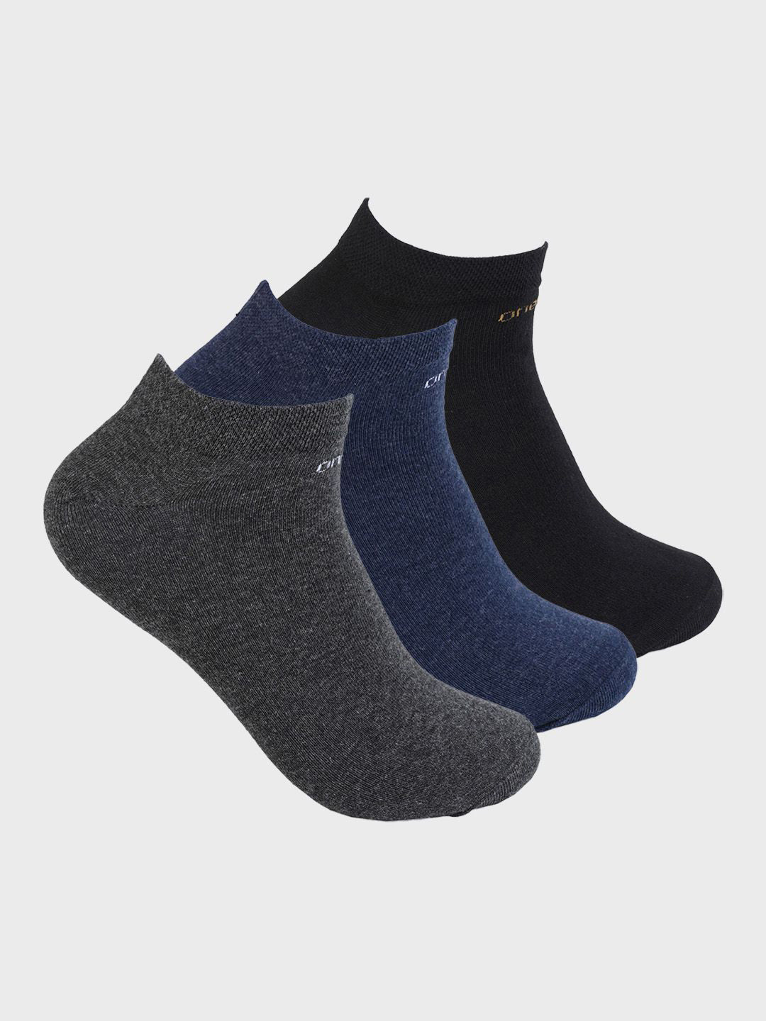 One8 Men Pack Of 3 Cotton Comfort & Fresh Odour-Fighting Properties Ankle Length Socks, Grey
One8 Men Pack Of 3 Cotton Comfort & Fresh Odour-Fighting Properties Ankle Length Socks, Grey