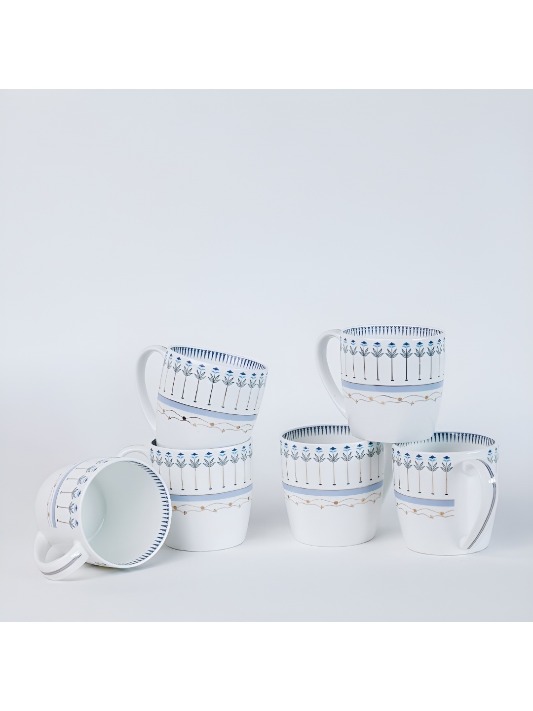The Wishing Chair White & Blue Floral Printed Bone China Glossy Cups Set of Cups and Mugs
The Wishing Chair White & Blue Floral Printed Bone China Glossy Cups Set of Cups and Mugs