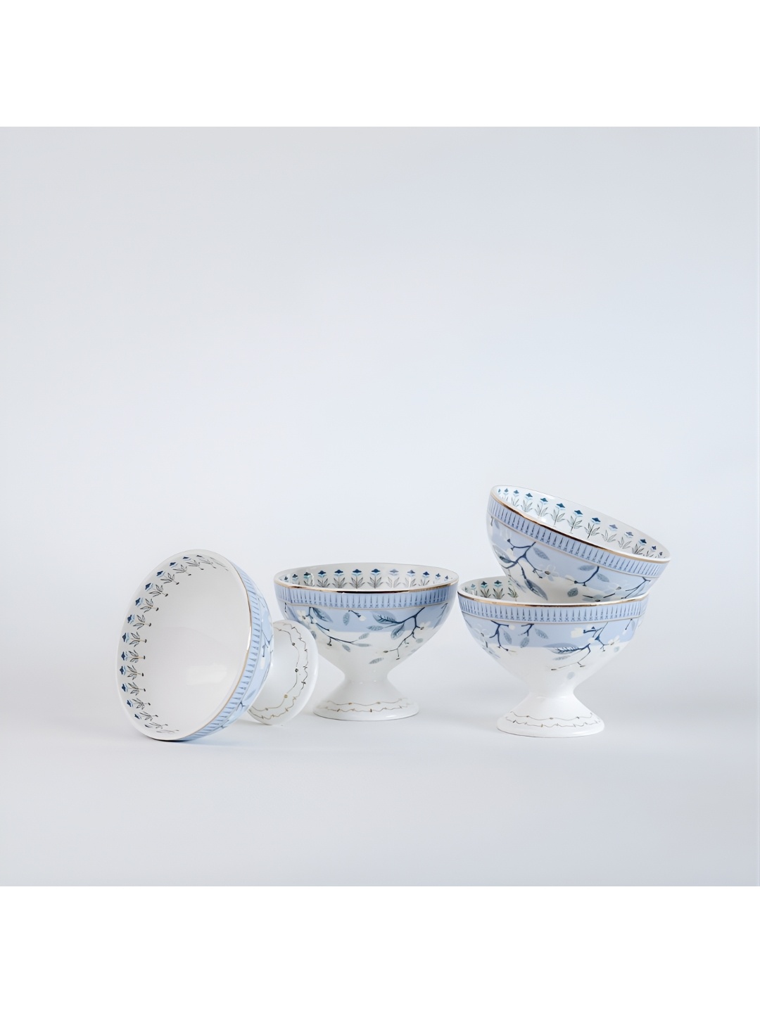 The Wishing Chair White & Blue Floral Printed Bone China Glossy Cups Set of Cups and Mugs
The Wishing Chair White & Blue Floral Printed Bone China Glossy Cups Set of Cups and Mugs