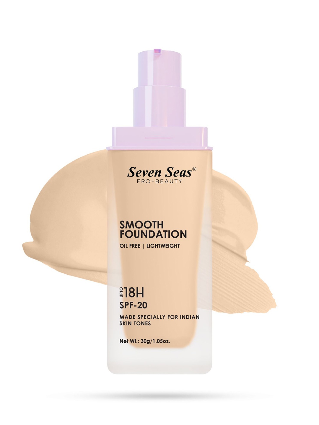 Seven Seas Smooth Lightweight Oil Free Lightweight Foundation SPF 20 - 30 g - Natural 03, Beige
Seven Seas Smooth Lightweight Oil Free Lightweight Foundation SPF 20 - 30 g - Natural 03, Beige