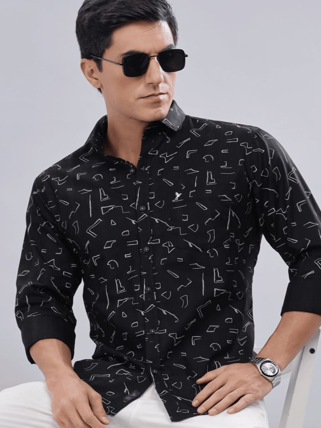 Blueisland Clothing Men Pack Of 2 Standard Conversational Printed Cotton Casual Shirts, Black
Blueisland Clothing Men Pack Of 2 Standard Conversational Printed Cotton Casual Shirts, Black