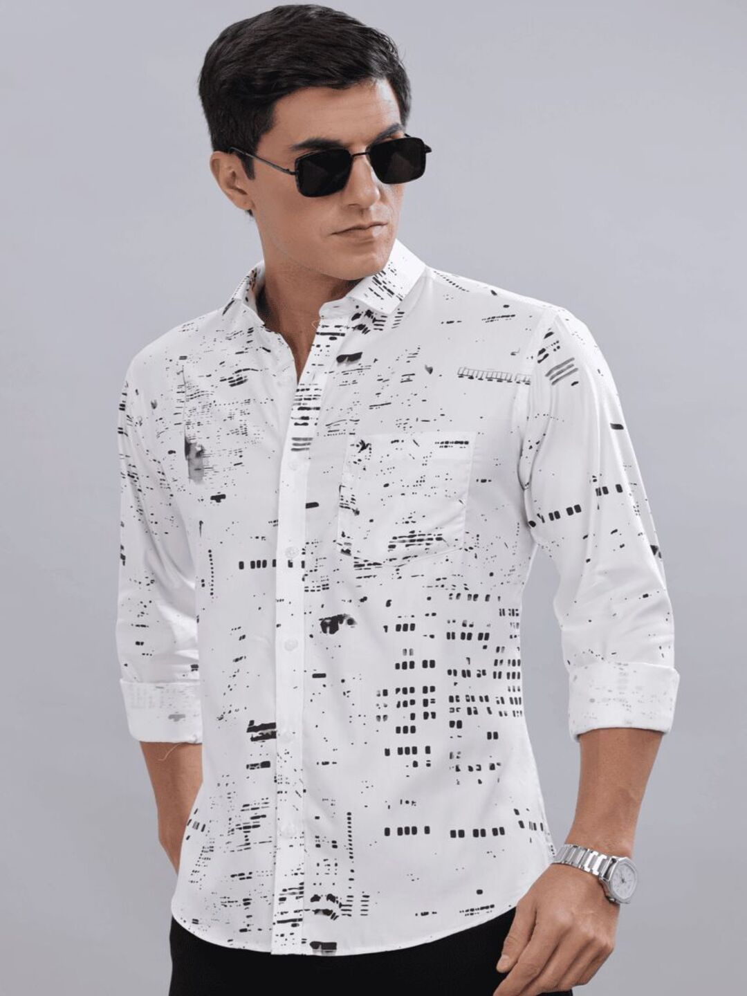 Blueisland Clothing Men Pack Of 2 Collar Abstract Printed Cotton Casual Shirts, White
Blueisland Clothing Men Pack Of 2 Collar Abstract Printed Cotton Casual Shirts, White