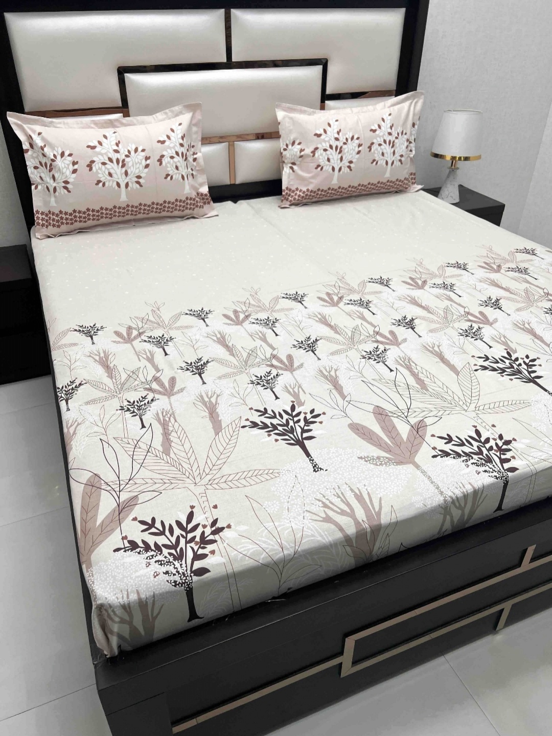Pure Decor Cotton King Size Double Bed Bedsheet With 2 Pillow Covers 2.74m X 2.74m, Brown
Pure Decor Cotton King Size Double Bed Bedsheet With 2 Pillow Covers 2.74m X 2.74m, Brown