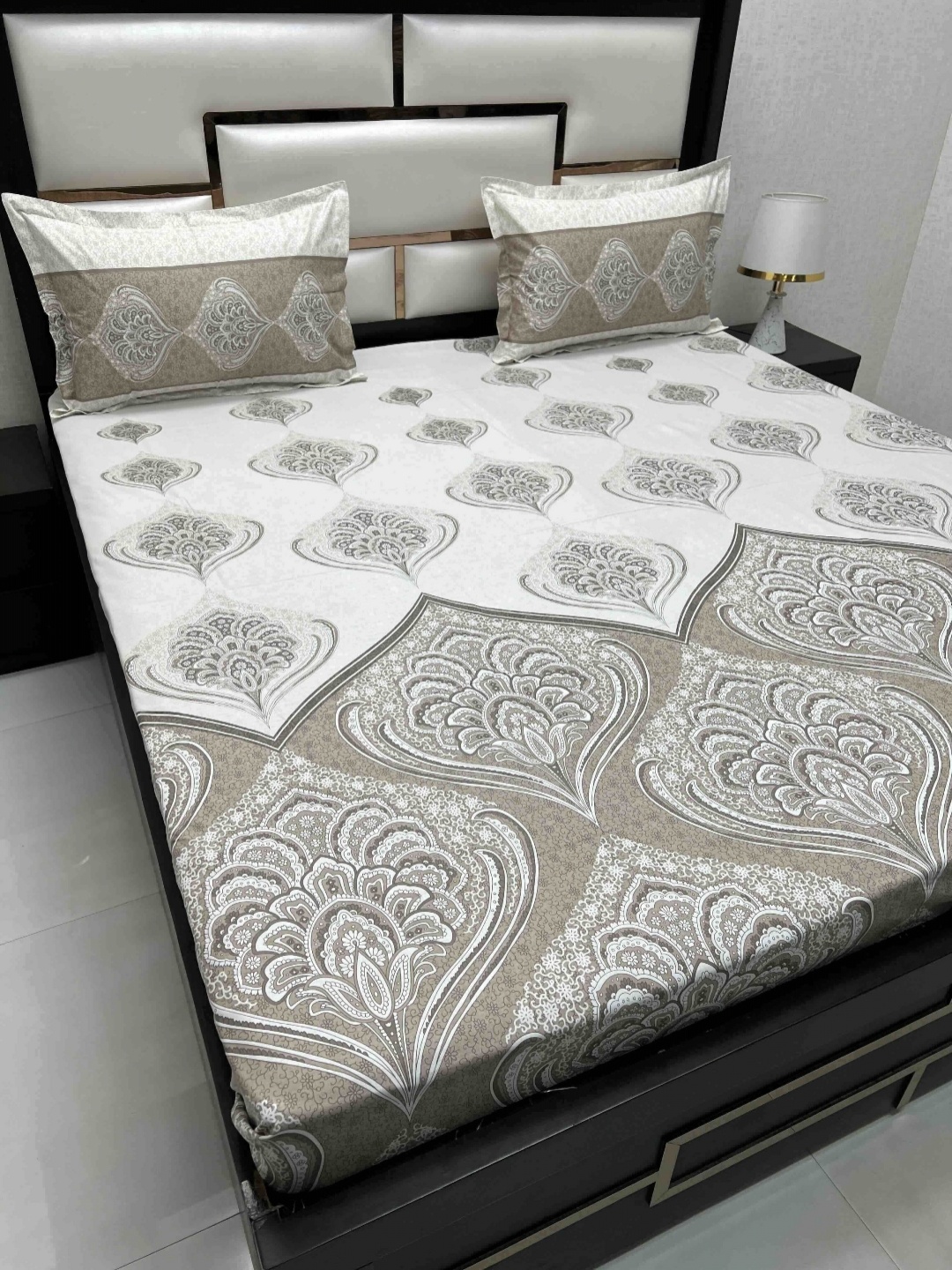 Pure Decor Cotton King Size Double Bed Bedsheet With 2 Pillow Covers 2.74m X 2.74m, Brown
Pure Decor Cotton King Size Double Bed Bedsheet With 2 Pillow Covers 2.74m X 2.74m, Brown