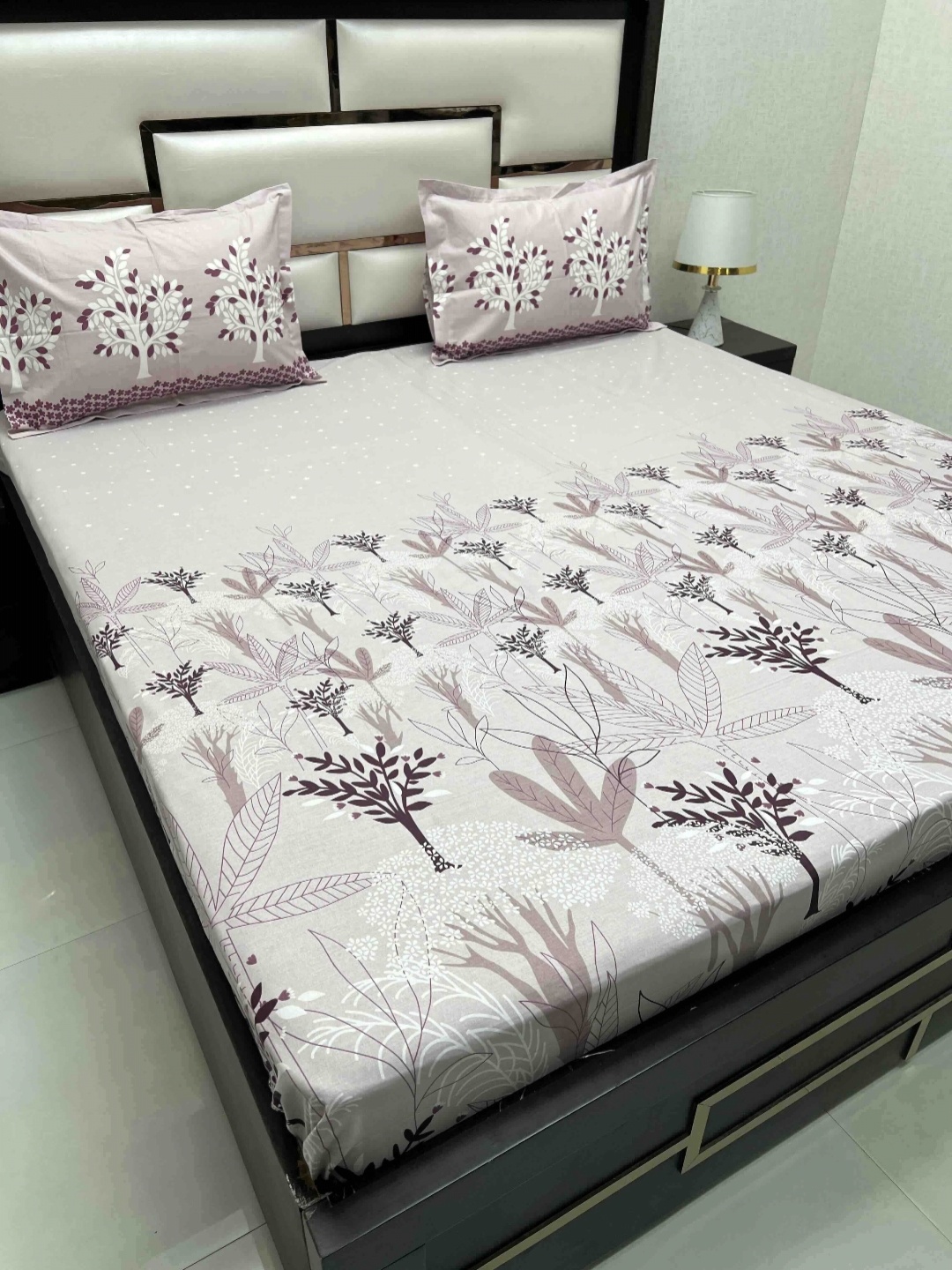 Pure Decor Cotton King Size Double Bed Bedsheet With 2 Pillow Covers 2.74m X 2.74m, Purple
Pure Decor Cotton King Size Double Bed Bedsheet With 2 Pillow Covers 2.74m X 2.74m, Purple