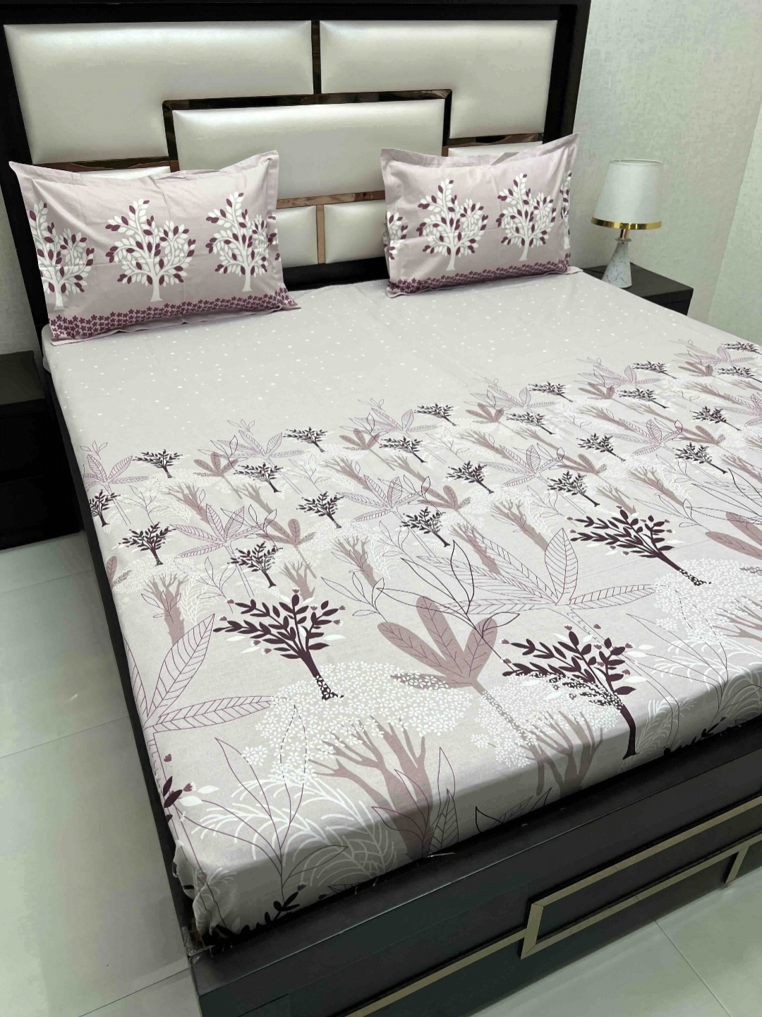 Pure Decor Cotton King Size Double Bed Bedsheet With 2 Pillow Covers 2.74m X 2.74m, Purple
Pure Decor Cotton King Size Double Bed Bedsheet With 2 Pillow Covers 2.74m X 2.74m, Purple