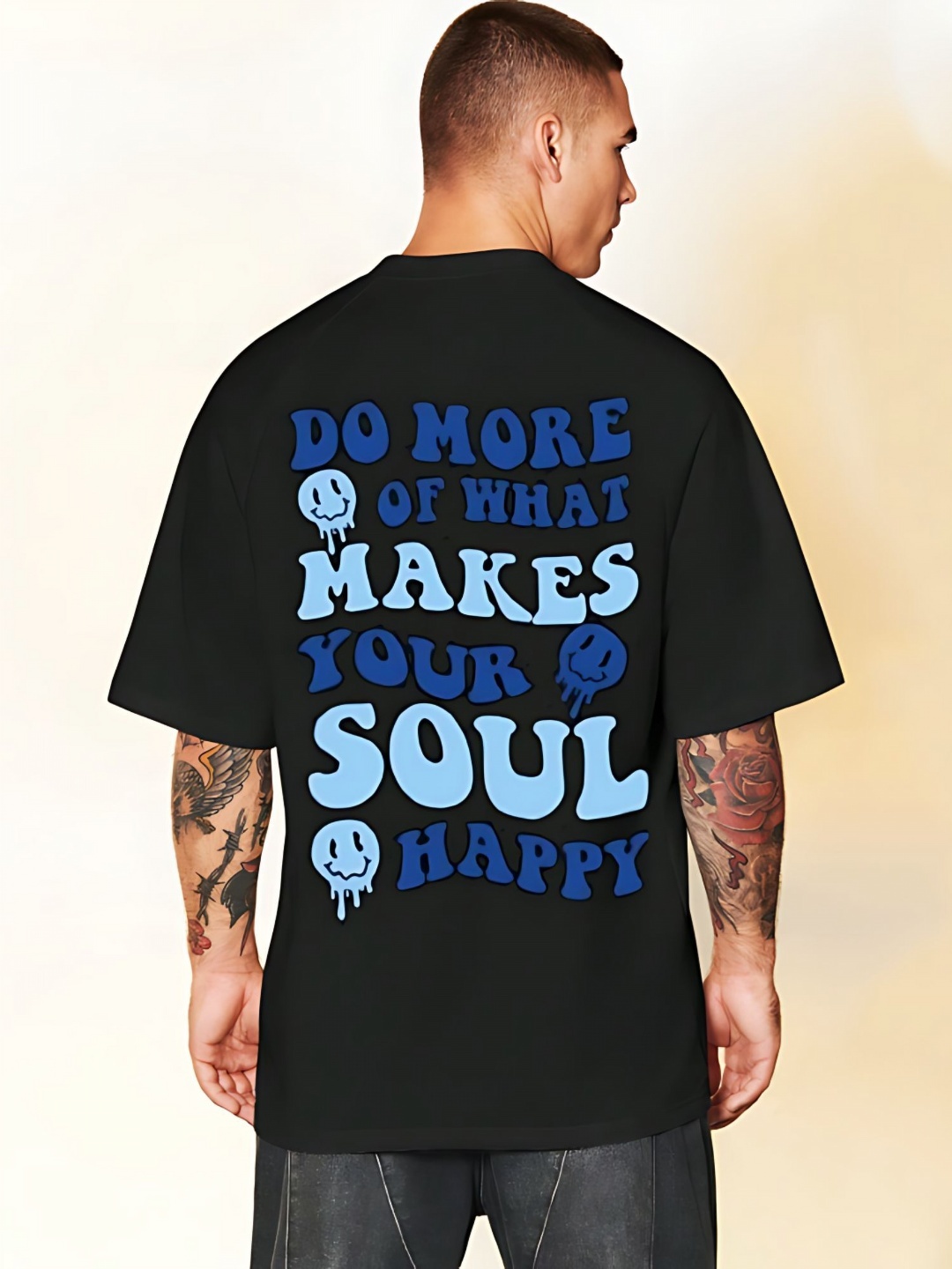 Crazybee Tshirt Men Typography Printed Round Neck Cotton Oversized T-shirt, Black
Crazybee Tshirt Men Typography Printed Round Neck Cotton Oversized T-shirt, Black