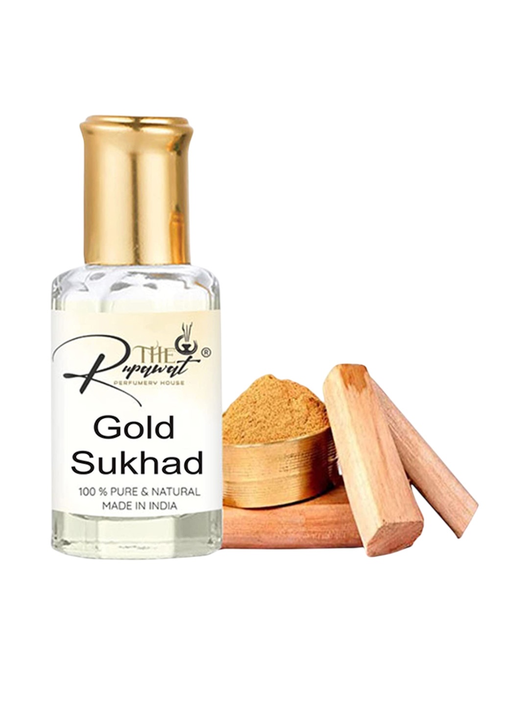 THE RUPAWAT Perfumery House Gold Sukhad Natural & Pure Alcohol Free Attar- 12 ml, Transparent
THE RUPAWAT Perfumery House Gold Sukhad Natural & Pure Alcohol Free Attar- 12 ml, Transparent