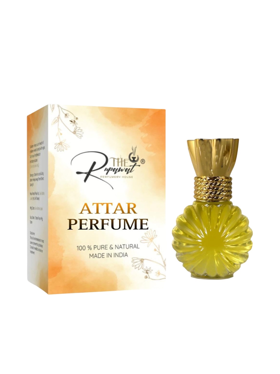 THE RUPAWAT Perfumery House Heart Sandalwood Premium Pure Alcohol Free Attar - 12 ml, Transparent
THE RUPAWAT Perfumery House Heart Sandalwood Premium Pure Alcohol Free Attar - 12 ml, Transparent