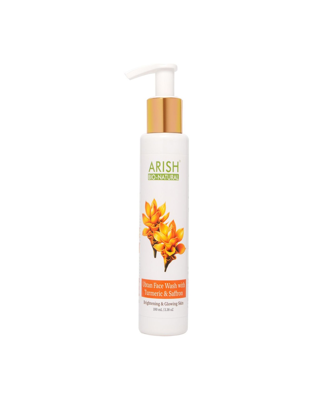 ARISH BIO-NATURAL Ubtan Face Wash Is Enriched With Turmeric & Saffron - 100 ml, Off white
ARISH BIO-NATURAL Ubtan Face Wash Is Enriched With Turmeric & Saffron - 100 ml, Off white