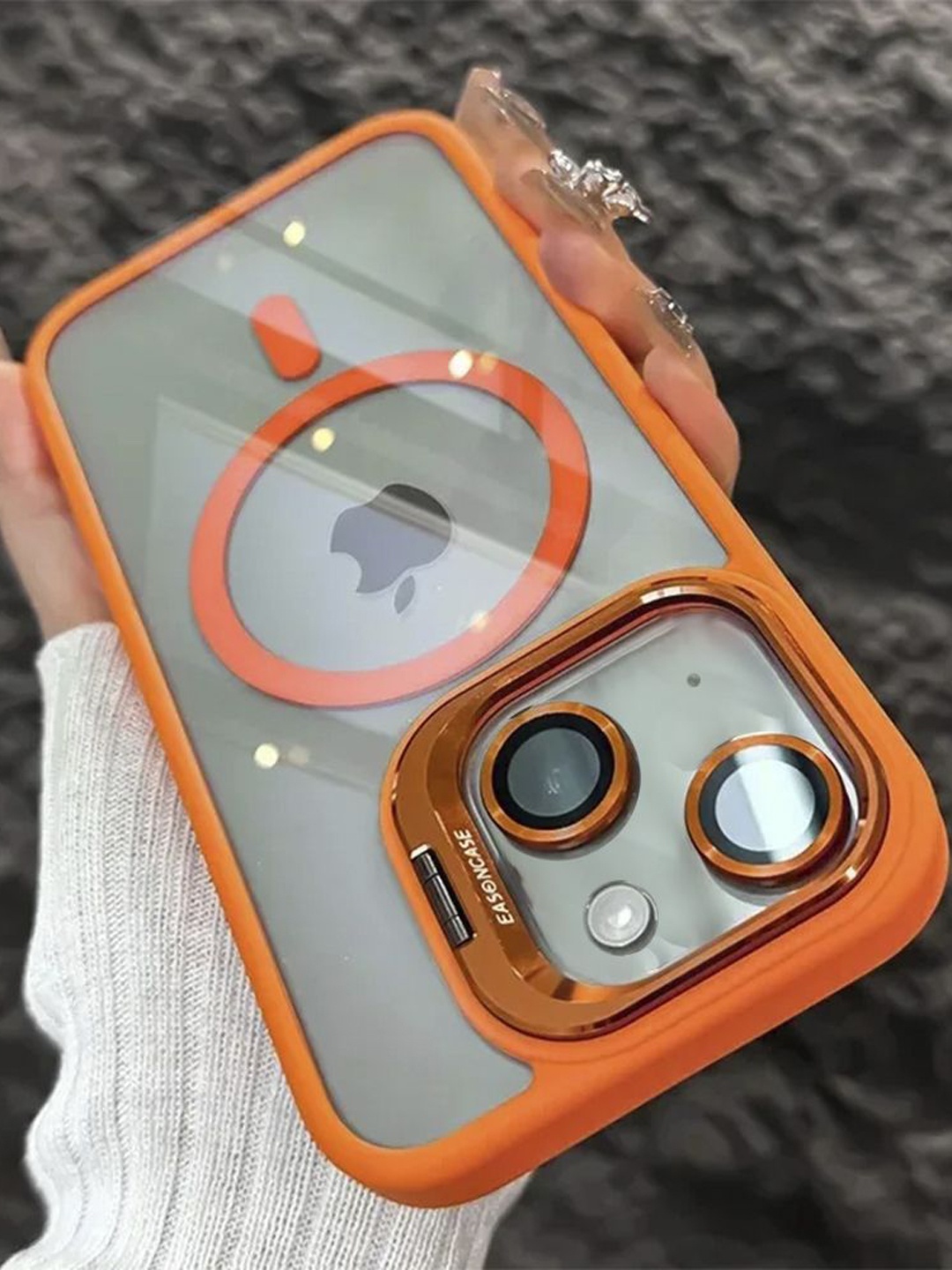 Luxury Kase Solid LK174 Magnetic Mag-Safe Stand Lens Protector iPhone 15 Plus Back Case, Orange
Luxury Kase Solid LK174 Magnetic Mag-Safe Stand Lens Protector iPhone 15 Plus Back Case, Orange