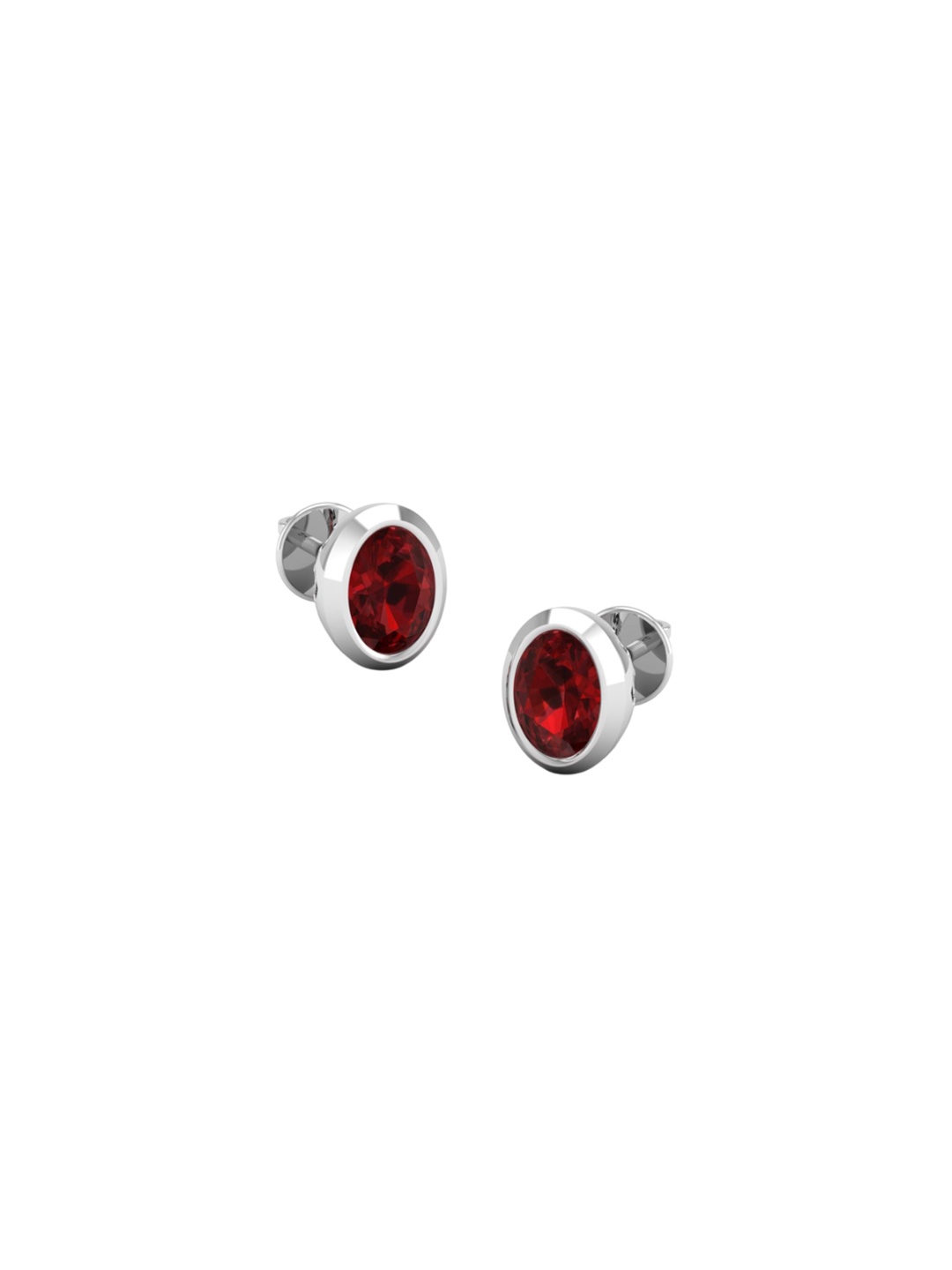 AKSHAT SAPPHIRE 92.5 Pure Sterling Silver Rhodium Plated Cubic Zirconia Studded Earrings, Red
AKSHAT SAPPHIRE 92.5 Pure Sterling Silver Rhodium Plated Cubic Zirconia Studded Earrings, Red
