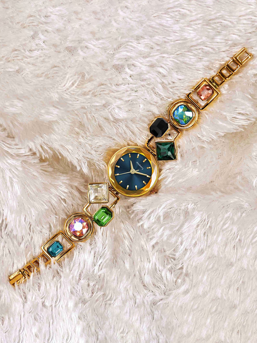 DressBerry Women Patterned Dial & Bracelet Style Straps Analogue Watch DB 902 GB Elevate, Blue
DressBerry Women Patterned Dial & Bracelet Style Straps Analogue Watch DB 902 GB Elevate, Blue