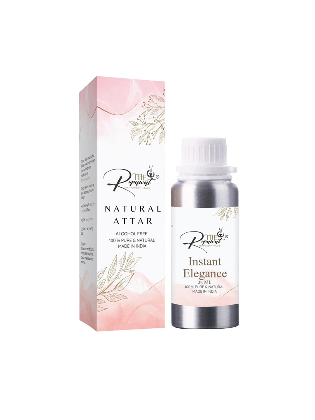 THE RUPAWAT Perfumery House Instant Elegance 100% Pure & Natural Alcohol-Free Attar- 25 ml, Transparent
THE RUPAWAT Perfumery House Instant Elegance 100% Pure & Natural Alcohol-Free Attar- 25 ml, Transparent