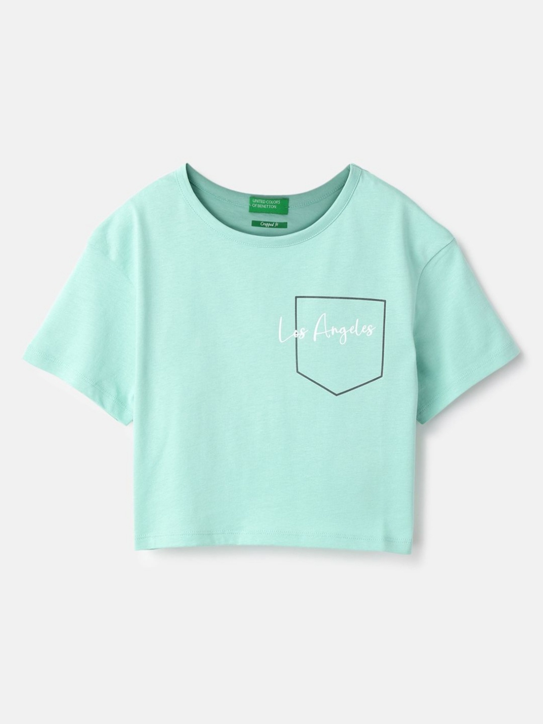 United Colors of Benetton Girls Typography Printed Round Neck Pure Cotton Boxy T-shirt, Sea green
United Colors of Benetton Girls Typography Printed Round Neck Pure Cotton Boxy T-shirt, Sea green