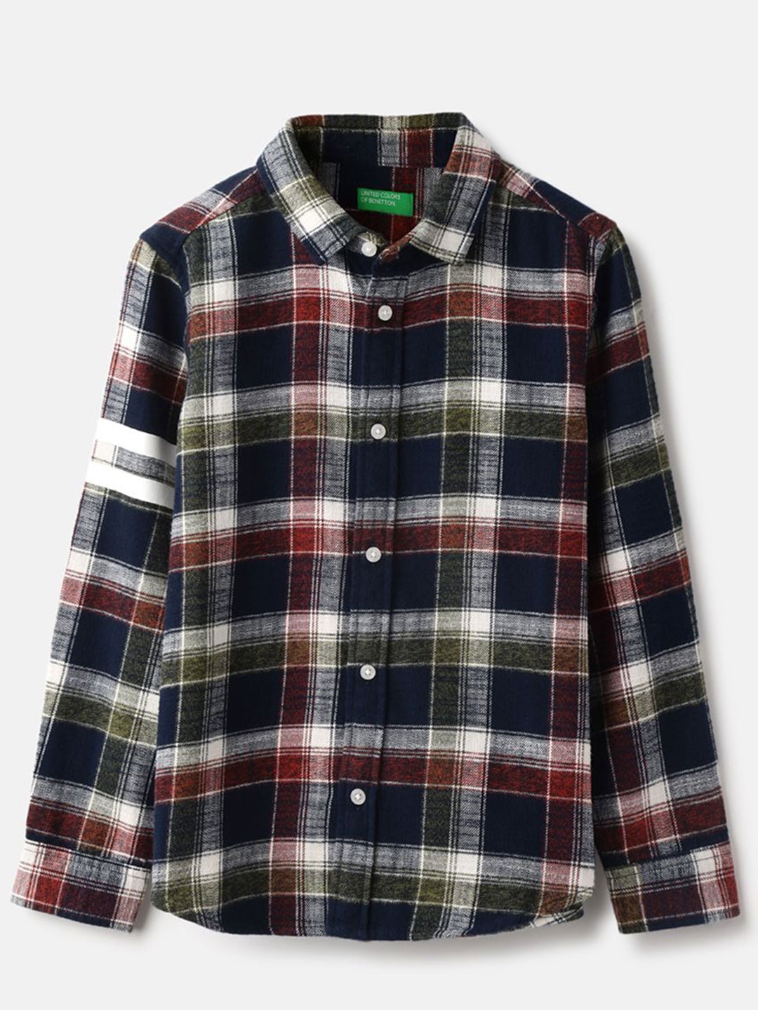United Colors of Benetton Boys Spread Collar Tartan Checked Cotton Casual Shirt, Black
United Colors of Benetton Boys Spread Collar Tartan Checked Cotton Casual Shirt, Black