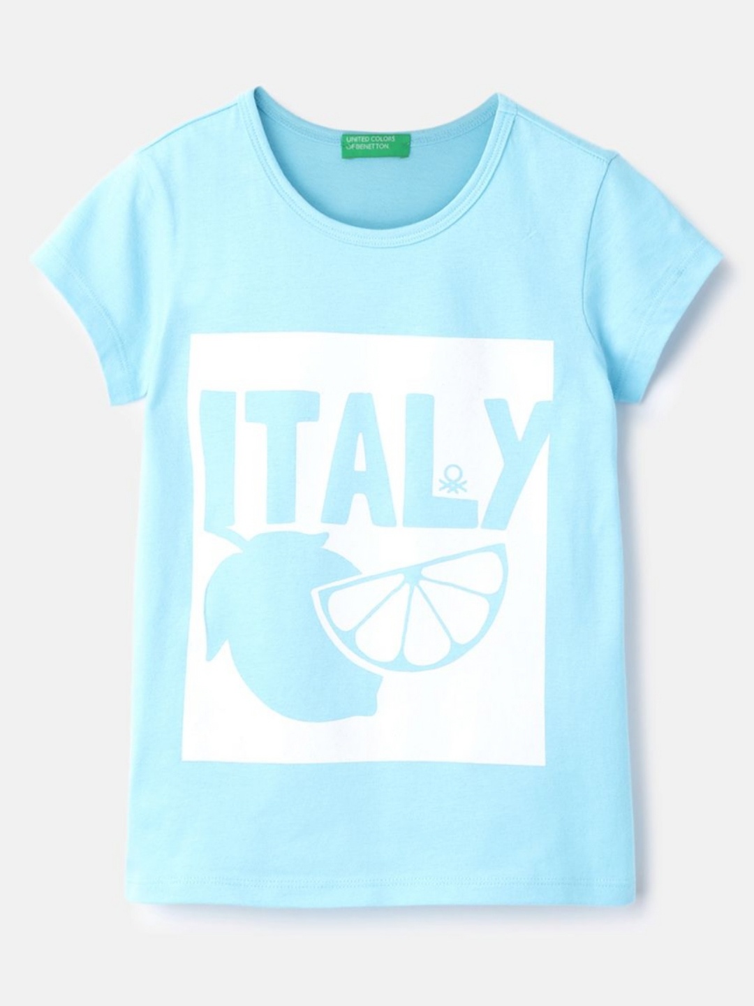 United Colors of Benetton Boys Graphic Printed Round Neck Pure Cotton T-shirt, Sea green
United Colors of Benetton Boys Graphic Printed Round Neck Pure Cotton T-shirt, Sea green