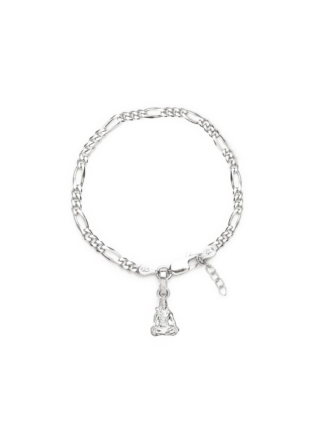 AKSHAT SAPPHIRE 925 Sterling Silver Figaro Designer God Shiva Pendant Link Bracelet
AKSHAT SAPPHIRE 925 Sterling Silver Figaro Designer God Shiva Pendant Link Bracelet