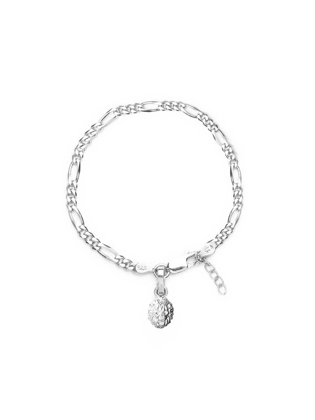 AKSHAT SAPPHIRE 925 Sterling Silver Figaro Link Bracelet With Lord Narasimha Pendant
AKSHAT SAPPHIRE 925 Sterling Silver Figaro Link Bracelet With Lord Narasimha Pendant