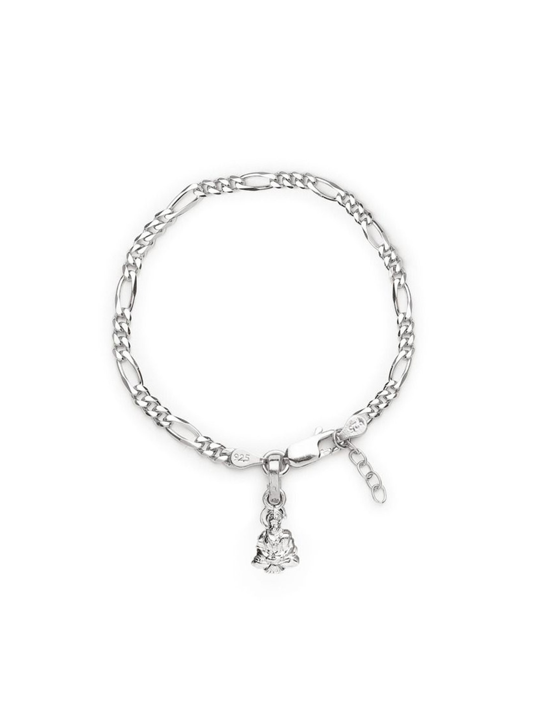 AKSHAT SAPPHIRE 925 Sterling Silver Figaro Designer God Hanuma Pendant Link Bracelet
AKSHAT SAPPHIRE 925 Sterling Silver Figaro Designer God Hanuma Pendant Link Bracelet