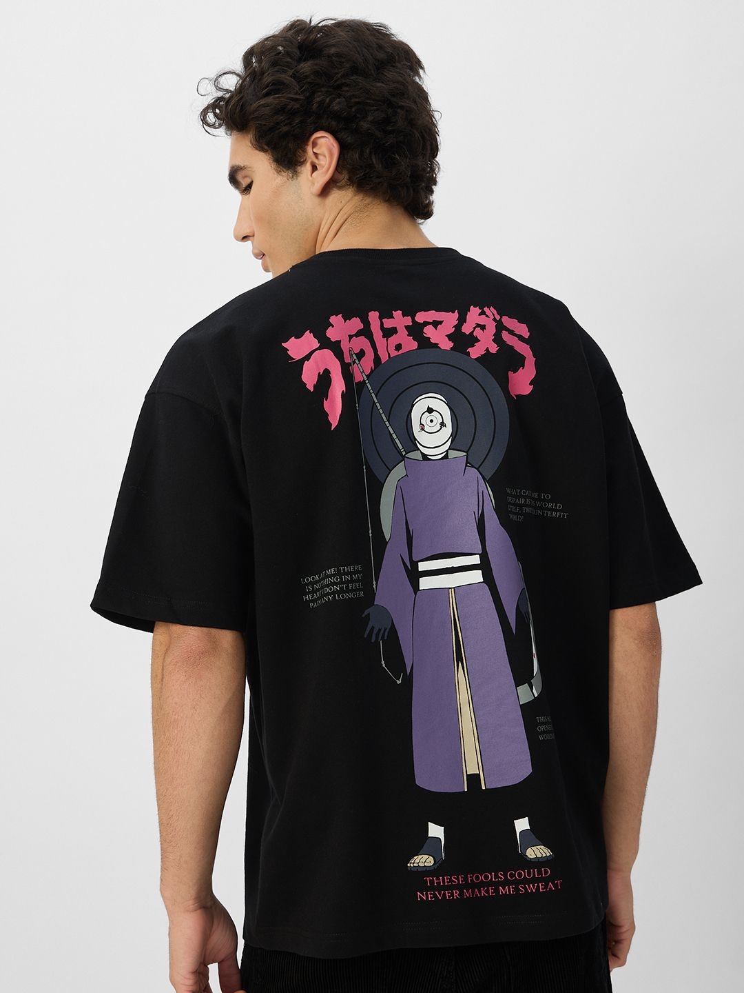 The Souled Store Men Typography Printed Round Neck Cotton Oversized Naruto T-shirt, Black
The Souled Store Men Typography Printed Round Neck Cotton Oversized Naruto T-shirt, Black