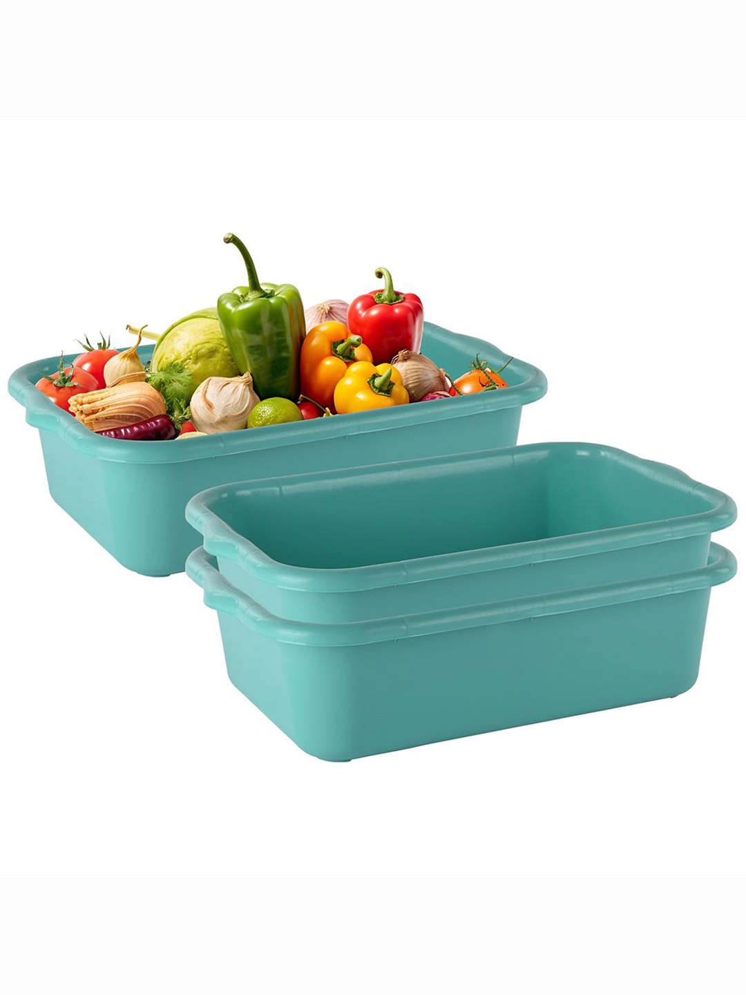 Kuber Industries Pack of 3 Blue Plastic Refrigerator Safe Fruit and Vegetable Basket, Green
Kuber Industries Pack of 3 Blue Plastic Refrigerator Safe Fruit and Vegetable Basket, Green