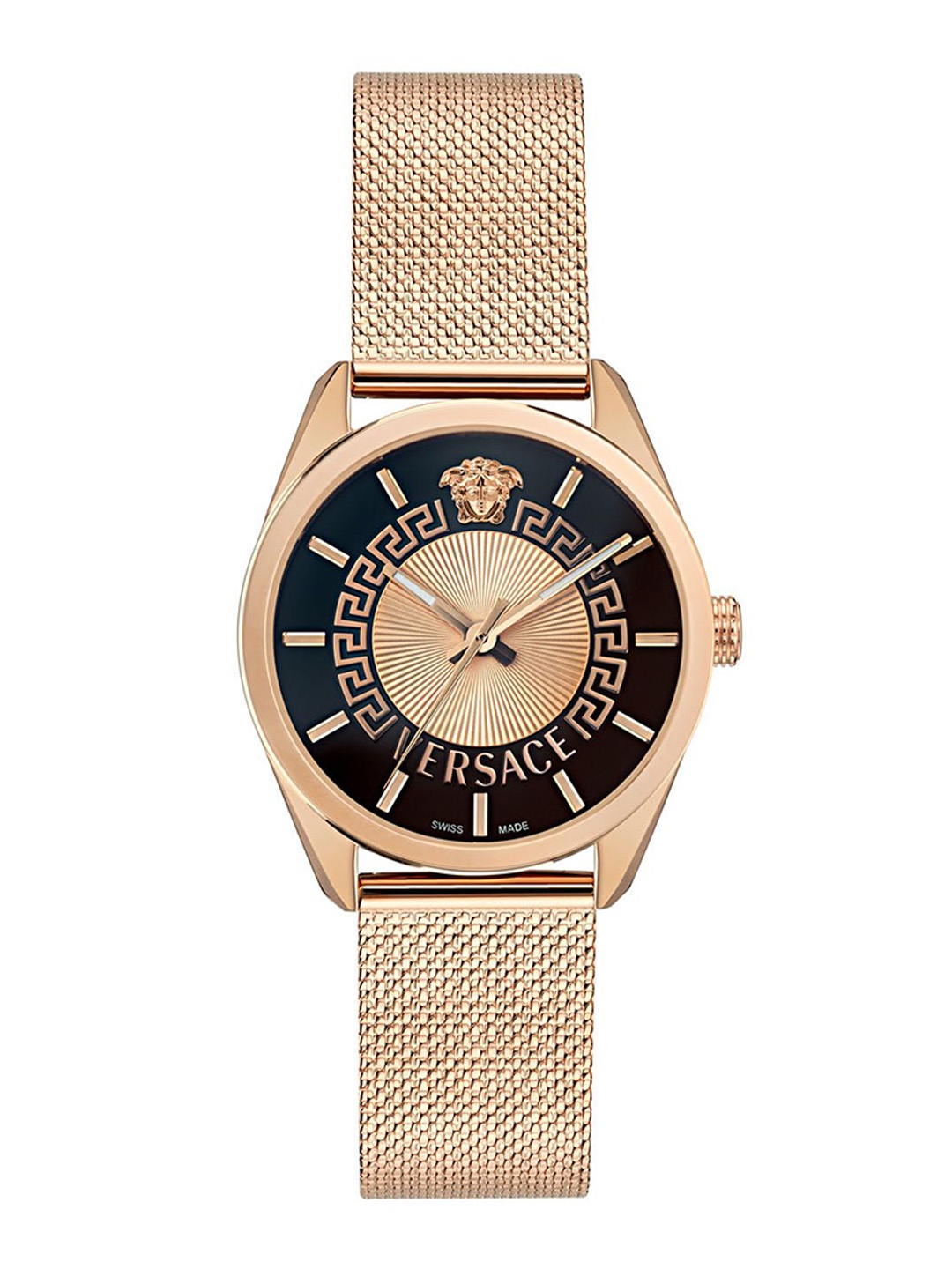 Versace Women Dial & Stainless Steel Bracelet Style Straps Analogue Watch VE8A00524, Black
Versace Women Dial & Stainless Steel Bracelet Style Straps Analogue Watch VE8A00524, Black