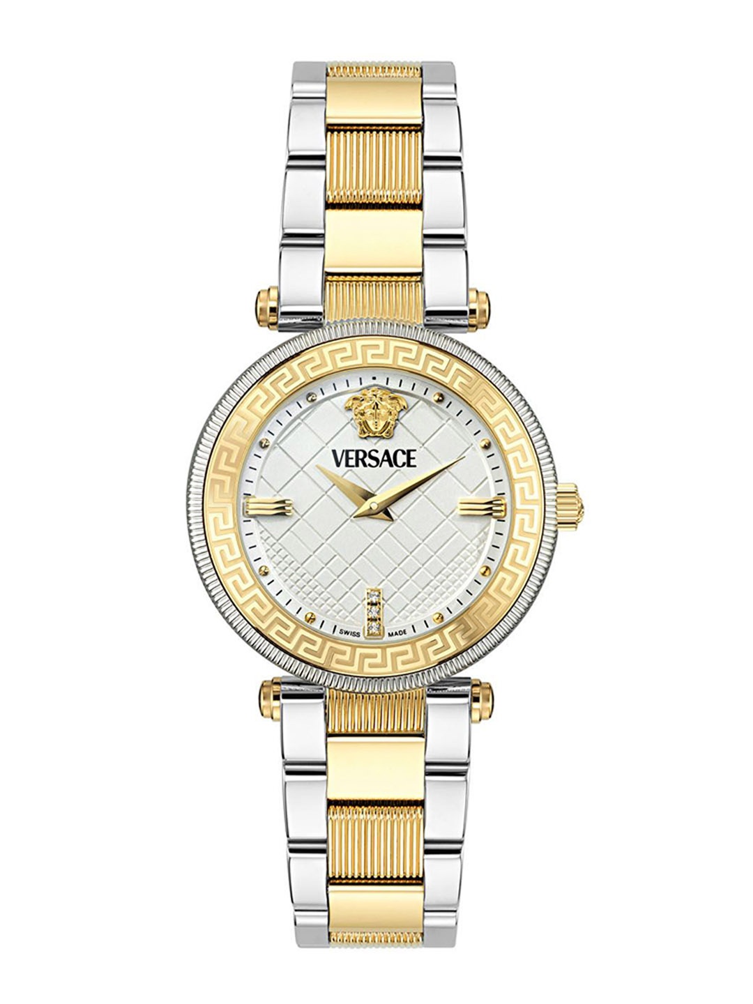 Versace Women Printed Round Dial Bracelet Style Straps Analogue Watch VE8B00724, White
Versace Women Printed Round Dial Bracelet Style Straps Analogue Watch VE8B00724, White