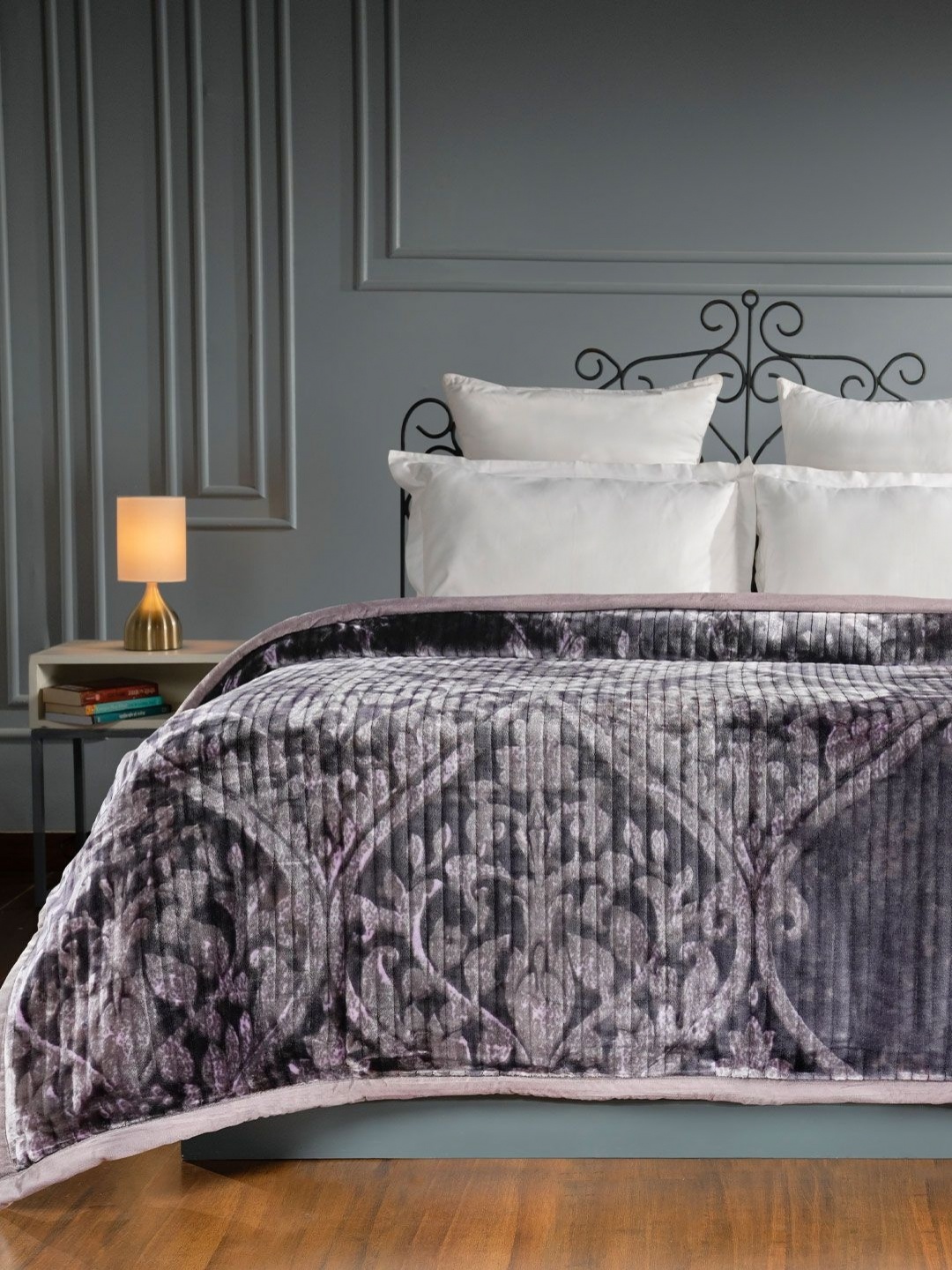 MYTRIDENT Classic Tranquil Touch Purple & White Ethnic Motifs AC Room Double Bed Blanket
MYTRIDENT Classic Tranquil Touch Purple & White Ethnic Motifs AC Room Double Bed Blanket