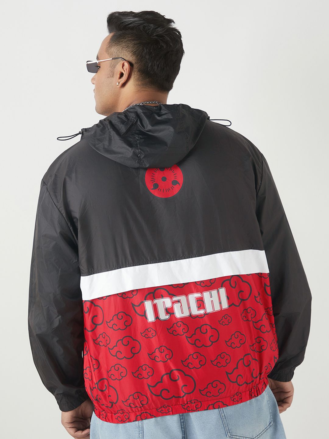 Bewakoof AIR Official Naruto Mens Itachi Graphic Oversized Plus Size Windcheater Jacket, Black
Bewakoof AIR Official Naruto Mens Itachi Graphic Oversized Plus Size Windcheater Jacket, Black