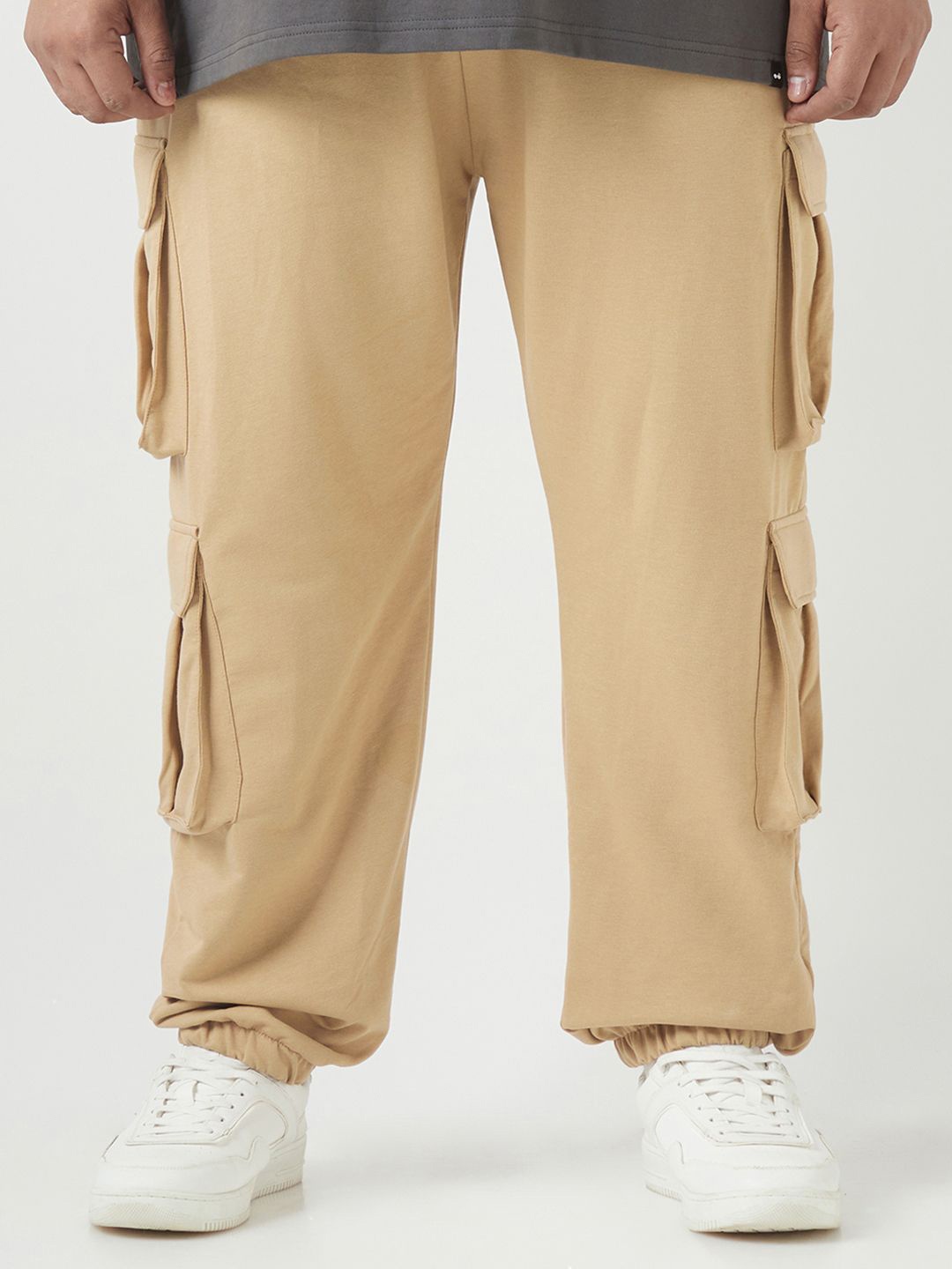Bewakoof AIR Bewakoof Air 1.0 Men's Super Loose Fit Plus Size Cargo Joggers Pants, Beige
Bewakoof AIR Bewakoof Air 1.0 Men's Super Loose Fit Plus Size Cargo Joggers Pants, Beige