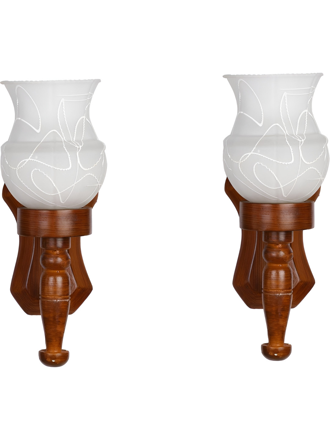 Afast White & Brown 2 Pieces Printed Abstract Shaped Wood Contemporary Wall Lamps
Afast White & Brown 2 Pieces Printed Abstract Shaped Wood Contemporary Wall Lamps