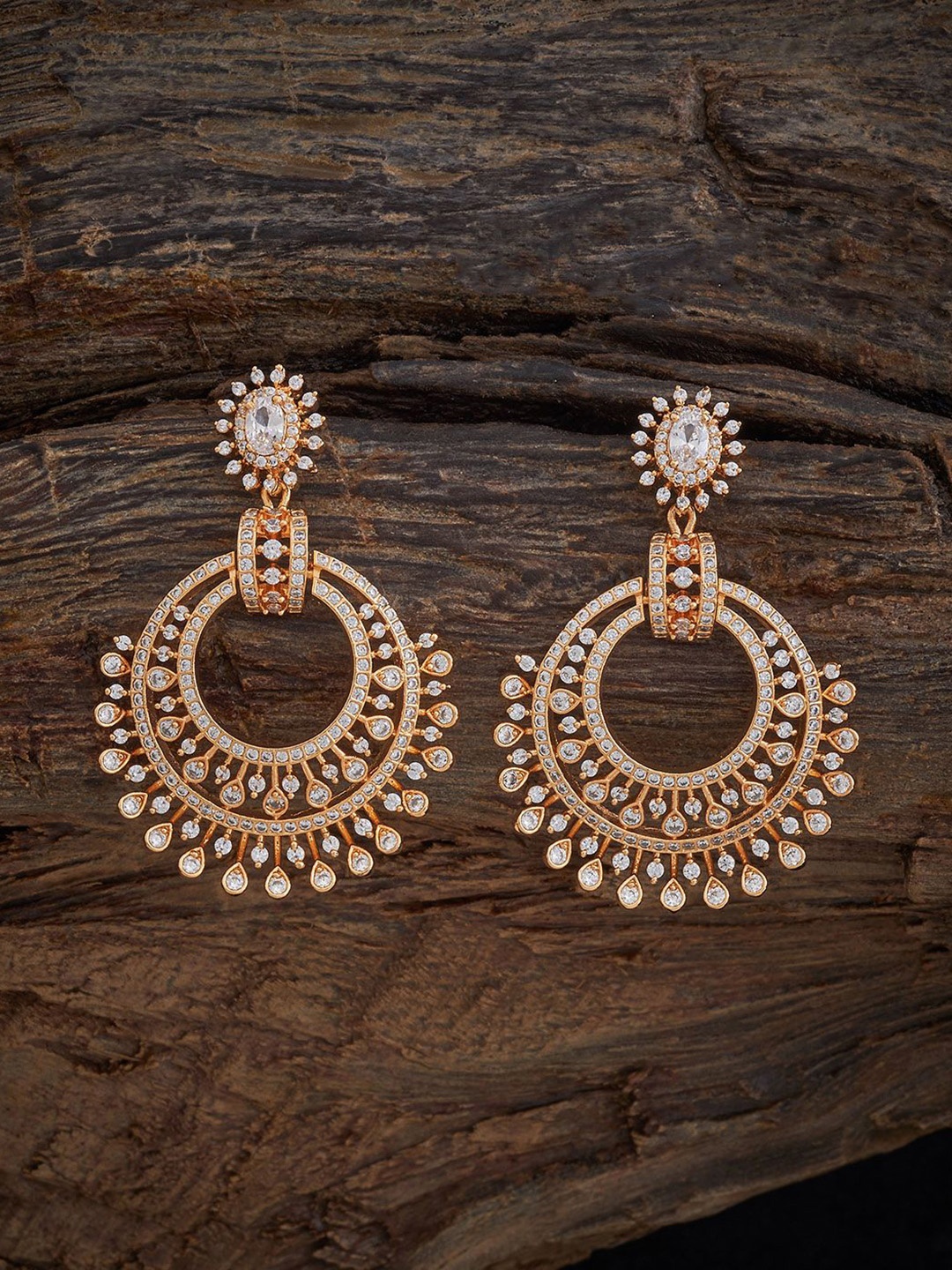 Kushal's Fashion Jewellery Spherical Shaped Zircon Drop Earrings, Gold
Kushal's Fashion Jewellery Spherical Shaped Zircon Drop Earrings, Gold