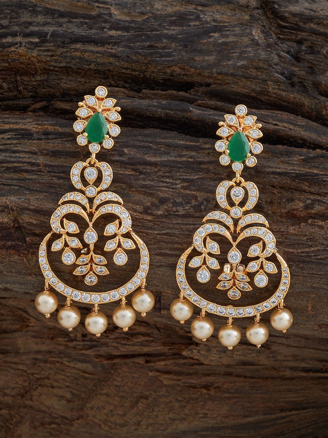 Kushal's Fashion Jewellery Gold-Plated Zircon Stone Studded Contemporary Drop Earrings
Kushal's Fashion Jewellery Gold-Plated Zircon Stone Studded Contemporary Drop Earrings