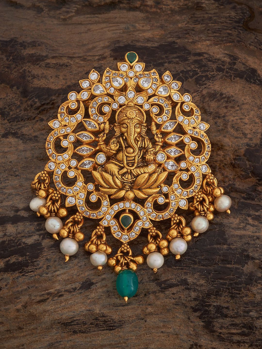Kushal's Fashion Jewellery 92.5 Sterling Silver Gold-Plated Contemporary Temple Pendant
Kushal's Fashion Jewellery 92.5 Sterling Silver Gold-Plated Contemporary Temple Pendant