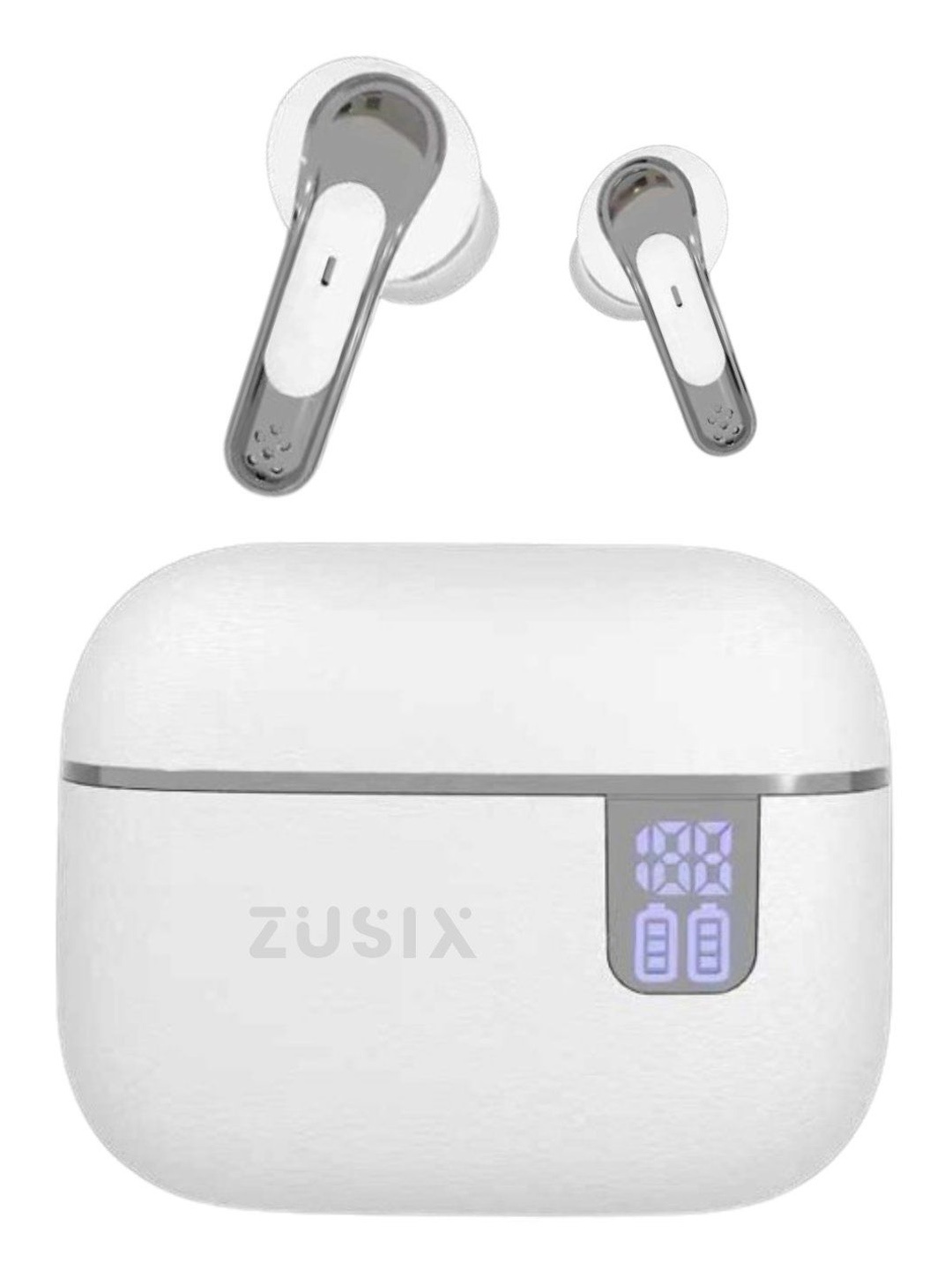 zusix AuraPods 310 Truly Wireless Earbuds with 70H Playtime- Deep Bass & Digital Display, White
zusix AuraPods 310 Truly Wireless Earbuds with 70H Playtime- Deep Bass & Digital Display, White