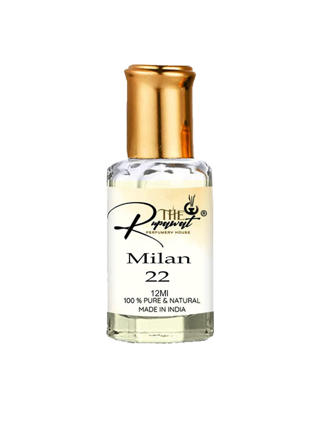 THE RUPAWAT Perfumery House Milan 22 Natural & Alcohol-Free Attar - 12 ml, Transparent
THE RUPAWAT Perfumery House Milan 22 Natural & Alcohol-Free Attar - 12 ml, Transparent