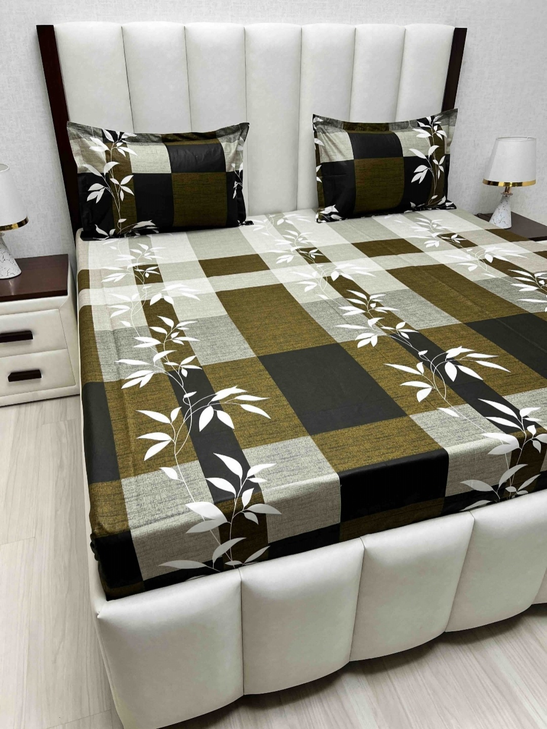 Pure Decor Velar Sib Green Floral Printed Pure Cotton 400TC King Bedsheet Set 2.74 x 2.74m
Pure Decor Velar Sib Green Floral Printed Pure Cotton 400TC King Bedsheet Set 2.74 x 2.74m