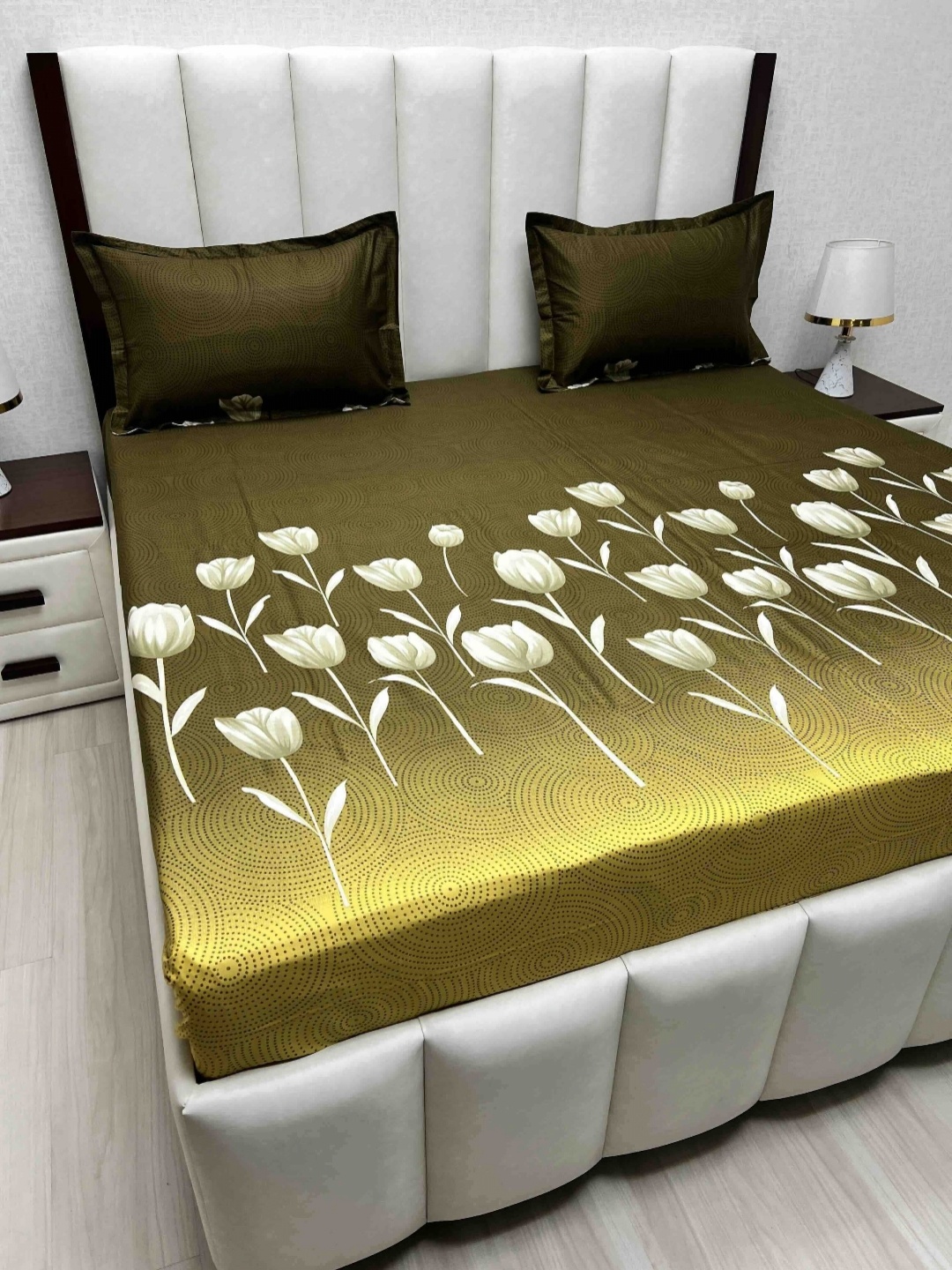 Pure Decor Velar Sib Green Floral Printed Cotton 350TC King Bedsheet Set 2.74 x 2.74m
Pure Decor Velar Sib Green Floral Printed Cotton 350TC King Bedsheet Set 2.74 x 2.74m