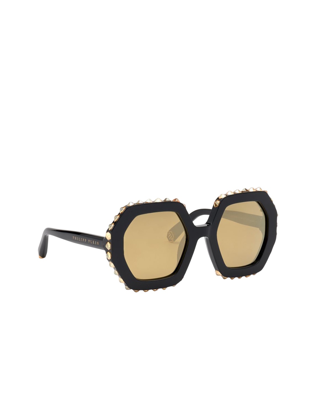 PHILIPP PLEIN Women Aviator Sunglasses with UV Protected Lens SPP039V53700GSG, Brown
PHILIPP PLEIN Women Aviator Sunglasses with UV Protected Lens SPP039V53700GSG, Brown