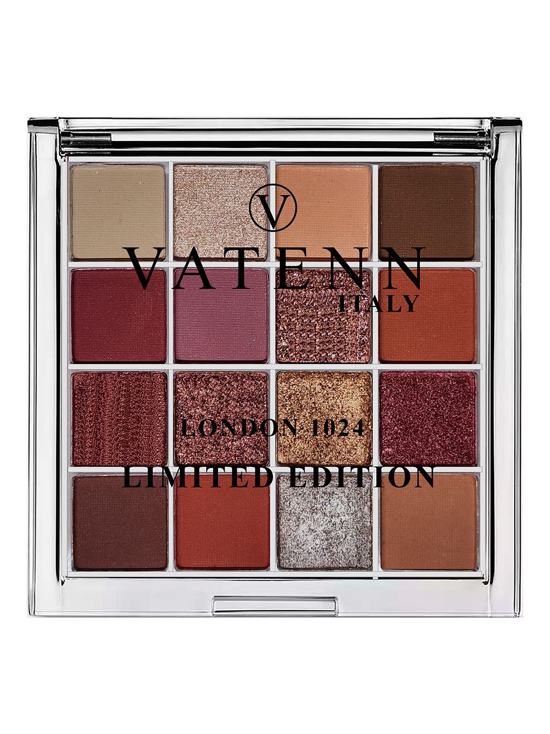 VATENN ITALY 16 Color Intense Pigmentation Long Lasting Eyeshadow Pallete- 9g -London-1024, Maroon
VATENN ITALY 16 Color Intense Pigmentation Long Lasting Eyeshadow Pallete- 9g -London-1024, Maroon