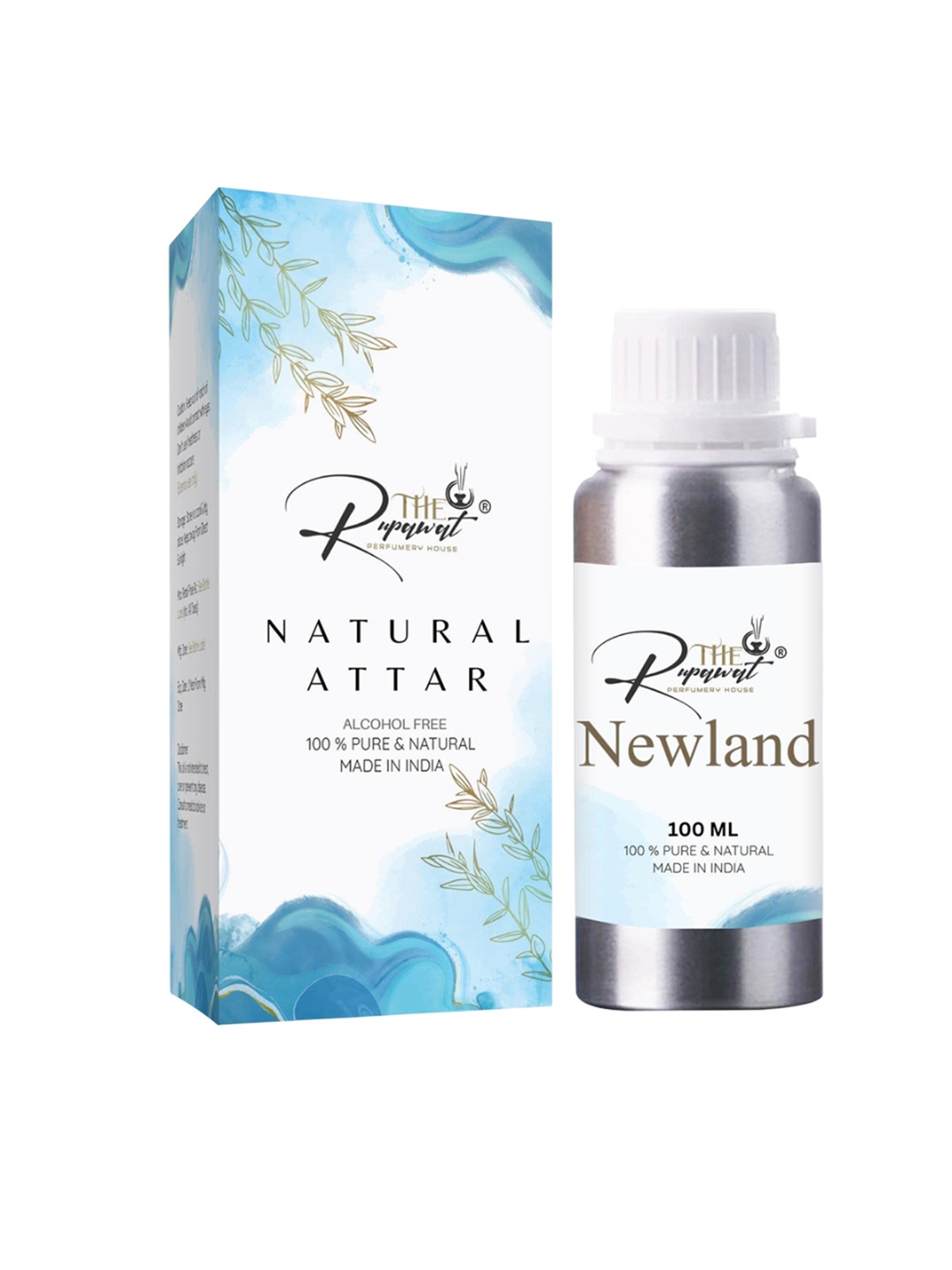 THE RUPAWAT Perfumery House Newland Natural & Alcohol Free Attar - 100 ml, Transparent
THE RUPAWAT Perfumery House Newland Natural & Alcohol Free Attar - 100 ml, Transparent