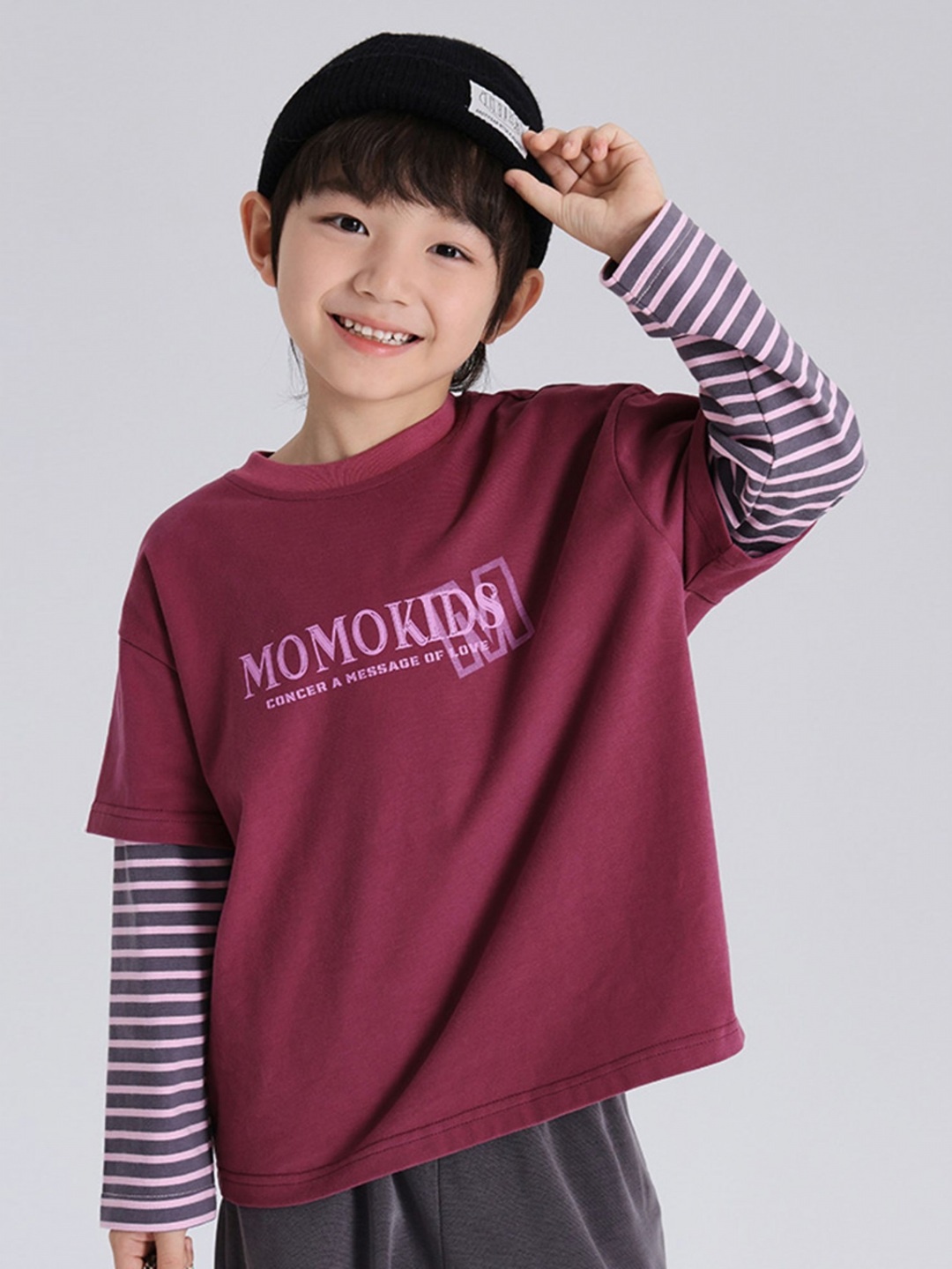 LULU & SKY Boys Typography Printed Round Neck Cotton Relaxed Fit T-shirt, Maroon
LULU & SKY Boys Typography Printed Round Neck Cotton Relaxed Fit T-shirt, Maroon