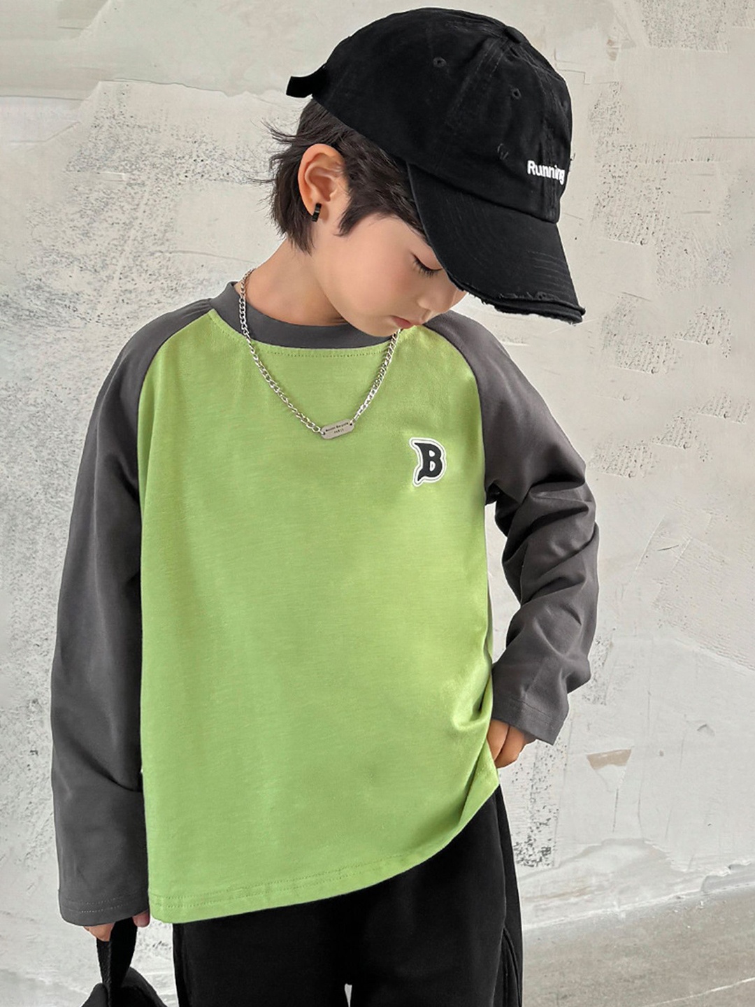 LULU & SKY Boys Typography Printed Round Neck Cotton Relaxed Fit T-shirt, Green
LULU & SKY Boys Typography Printed Round Neck Cotton Relaxed Fit T-shirt, Green